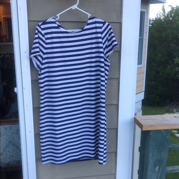 EUC Jude Connally summer striped dress French yachty - Picture 1 of 5